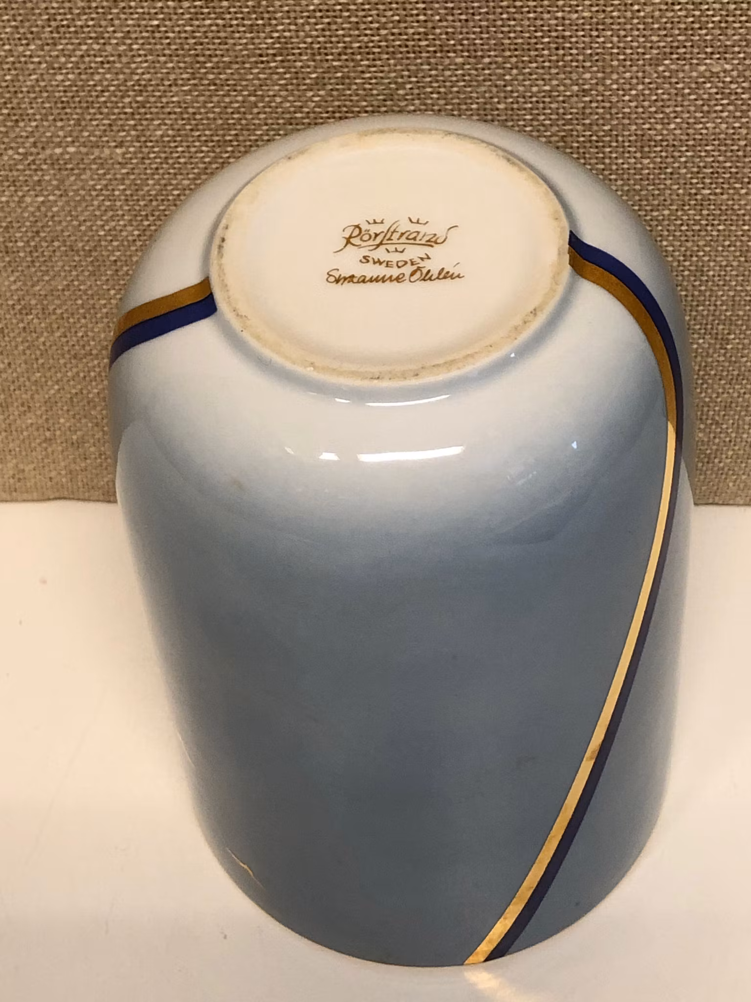 SUZANNE ÖHLEN. Vas, porslin, signerad, Rörstrand.