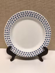 Assiett, benporslin,  Gustavsberg, 1960-70-tal