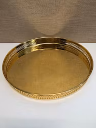 SCANDIA GULD, Bricka, förgylld metall, 1900-talets andra hälft.