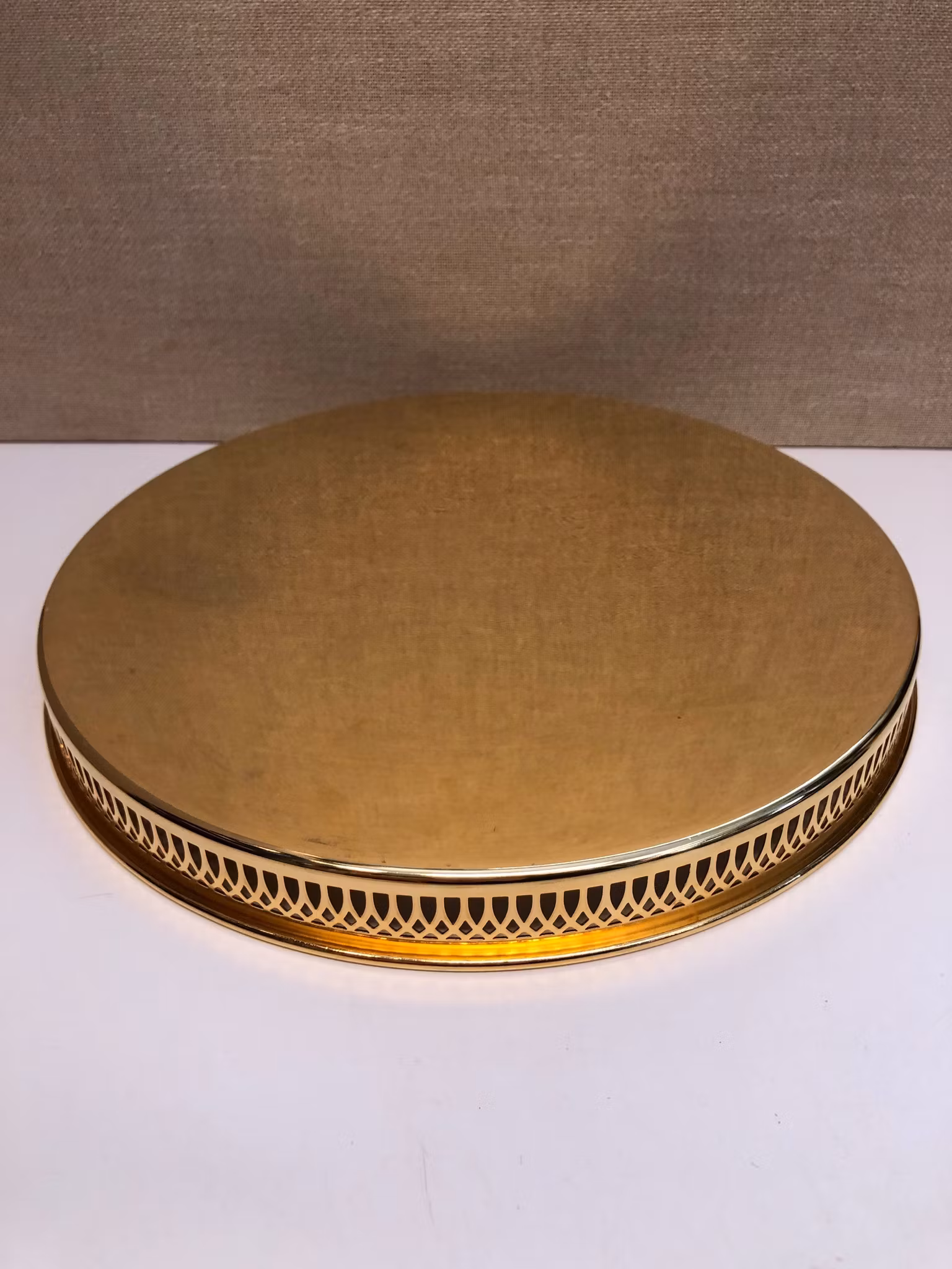 SCANDIA GULD, Bricka, förgylld metall, 1900-talets andra hälft.