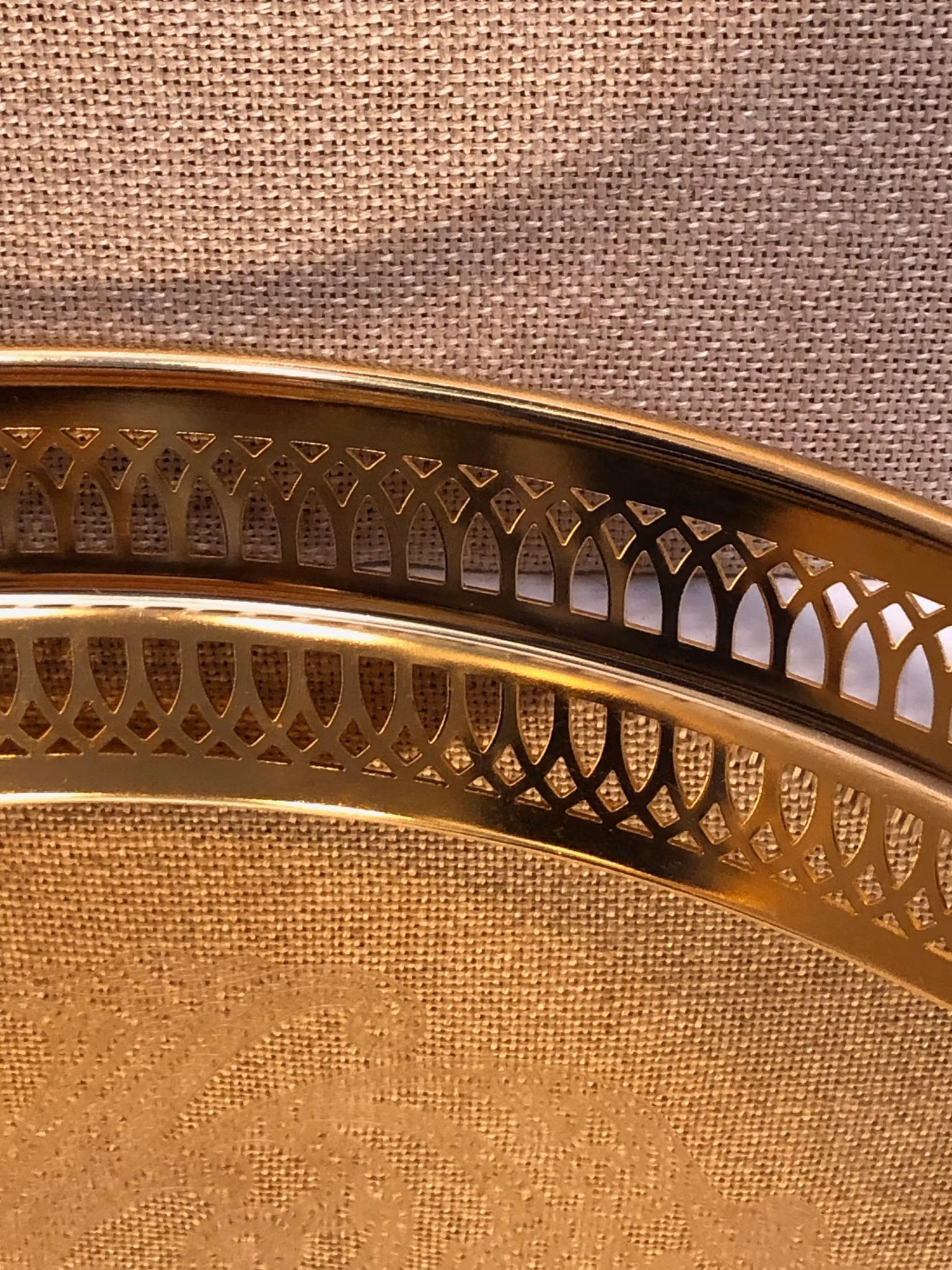 SCANDIA GULD, Bricka, förgylld metall, 1900-talets andra hälft.