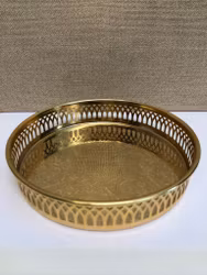 SCANDIA GULD, BRICKA, metall, förgylld, 19/2000-tal.