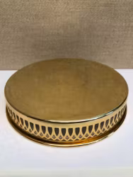 SCANDIA GULD, BRICKA, metall, förgylld, 19/2000-tal.