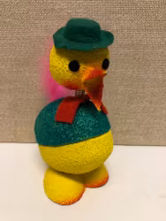 PÅSKKYCKLING/GODISGÖMMA, pappmaterial, Container Western Germany, 1960/70-tal.