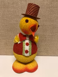 PÅSKKYCKLING/GODISGÖMMA, pappmaterial, Container Western Germany, 1960/70-tal.