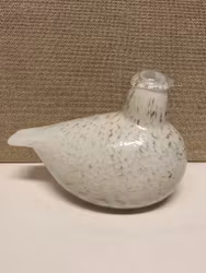 OIVA TOIKKA. Ripa, glas, signerad, Iittala/Nuutajärvi, Finland.