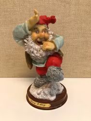 ROLF LIDBERG. Santa Claus, original cardboard, plastic mass, no. 1271, RBA, Olofström