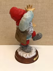 ROLF LIDBERG. Santa Claus, original cardboard, plastic mass, no. 1271, RBA, Olofström