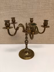 KANDELABER, mässing, "mindre modell", 1900-talets andra hälft.