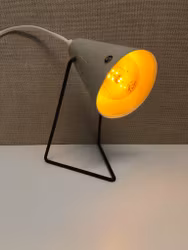 SVEND AAGE HOLM SØRENSEN. Bordslampa, B 790, metall, Asea, 1950/60-tal.