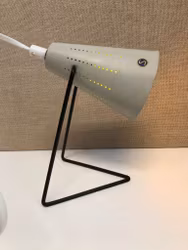 SVEND AAGE HOLM SØRENSEN. Bordslampa, B 790, metall, Asea, 1950/60-tal.