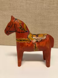 DALA HORSE, wood, 20th century.