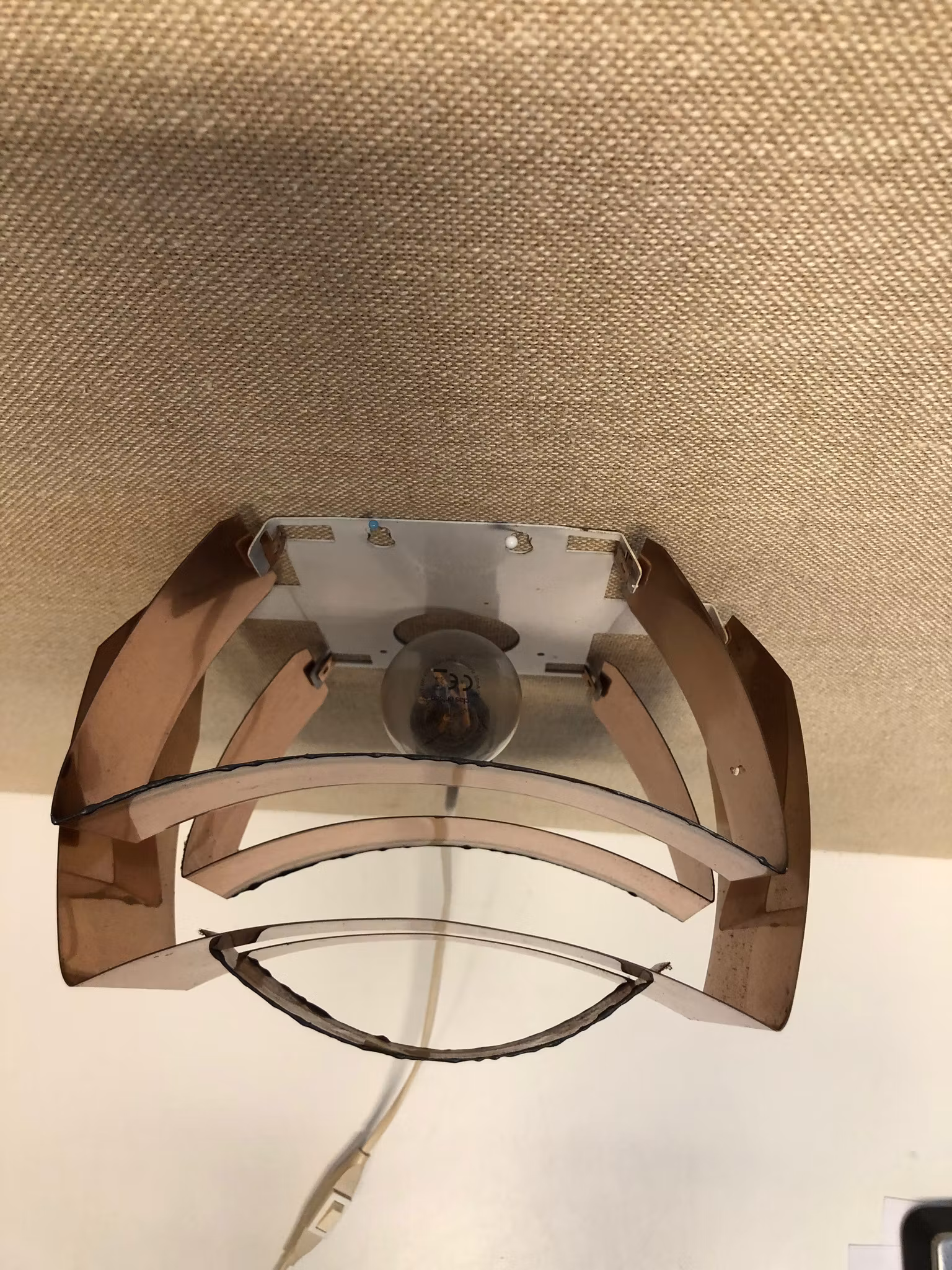 SVEND AAGE HOLM SØRENSEN. Vägglampa, koppar, Danmark, 1960/70-tal.