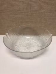 SKÅL, glas, "Lövet" Aspen, Luminarc, France.