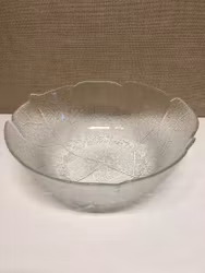 SKÅL, glas, "Lövet" Aspen, Luminarc, France.