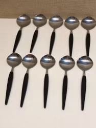 EINAR AXELSSON, BESTICK,10 delar,  ”Extreme” bakelit/ Gab 18-8 stål, 50-60-tal.