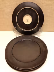 KUVERTTALLRIKAR 4 st. stengods, Höganäs Keramik, Sweden.