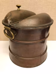 WATER POT, copper, second half of the 19th century.