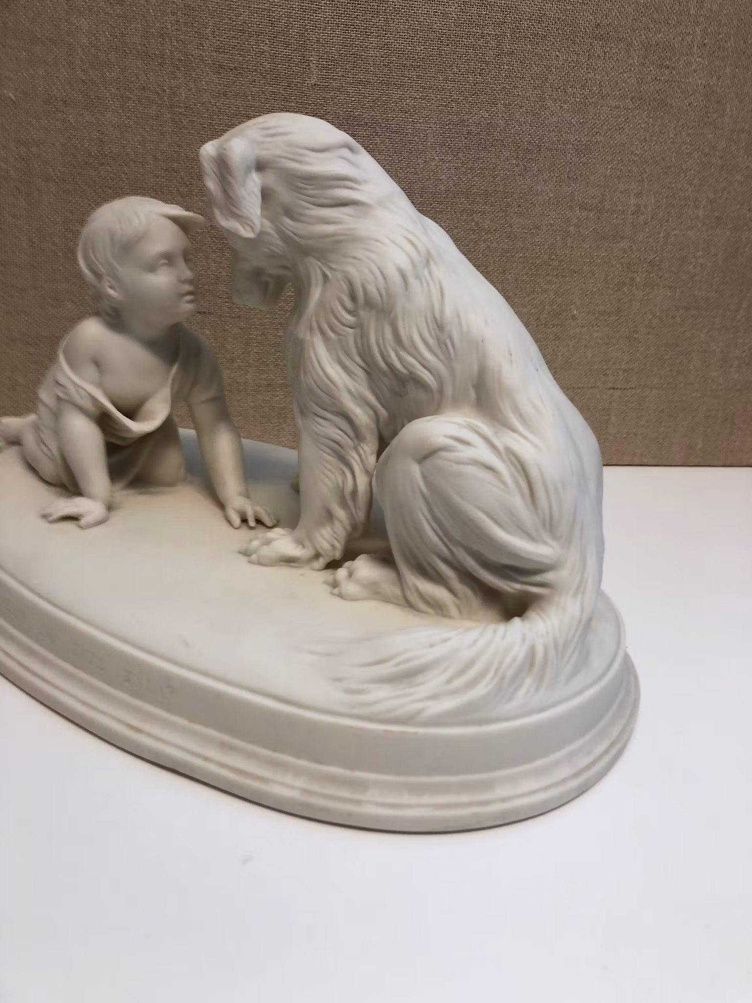 FIGURIN, parian, "Kan du inte tala ?", Gustavsberg, 1927.