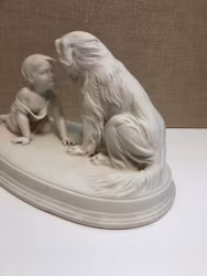 FIGURINE, pariah, "Can't you speak?", Gustavsberg, 1927.