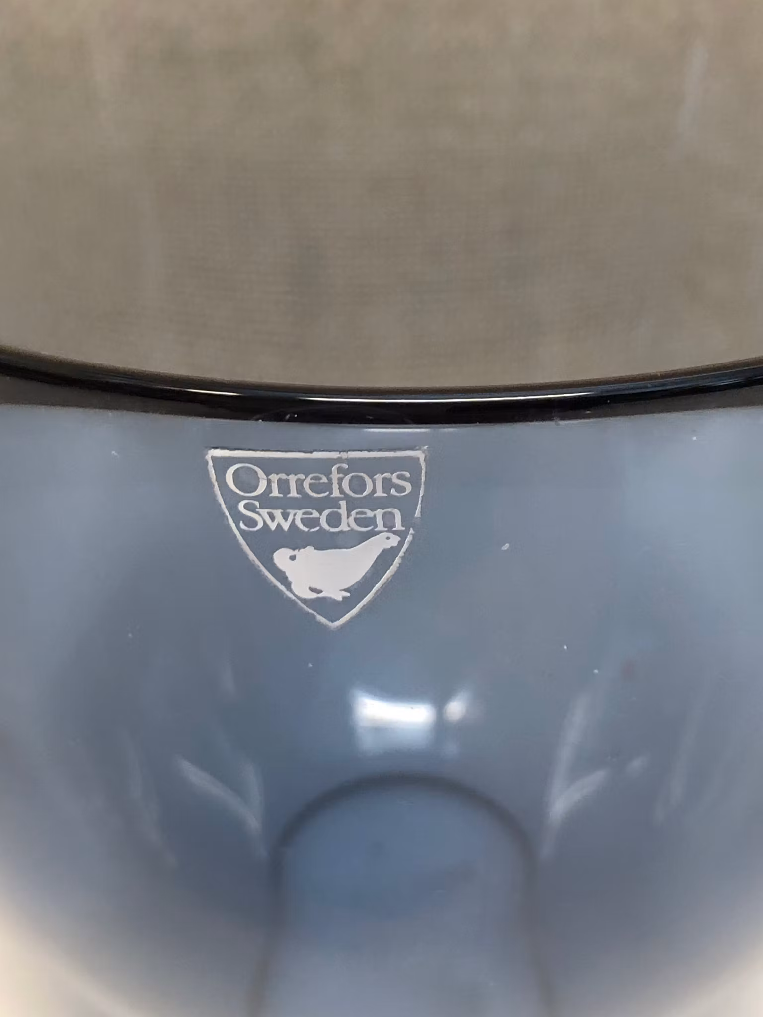 LENA BERGSTRÖM. Skål, glas, "Pastillo", Orrefors.