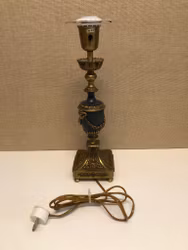 EINAR BÄCKSTRÖM. Bordslampa, modell 5656, mässing, empirestil, Malmö, 1900-tal..