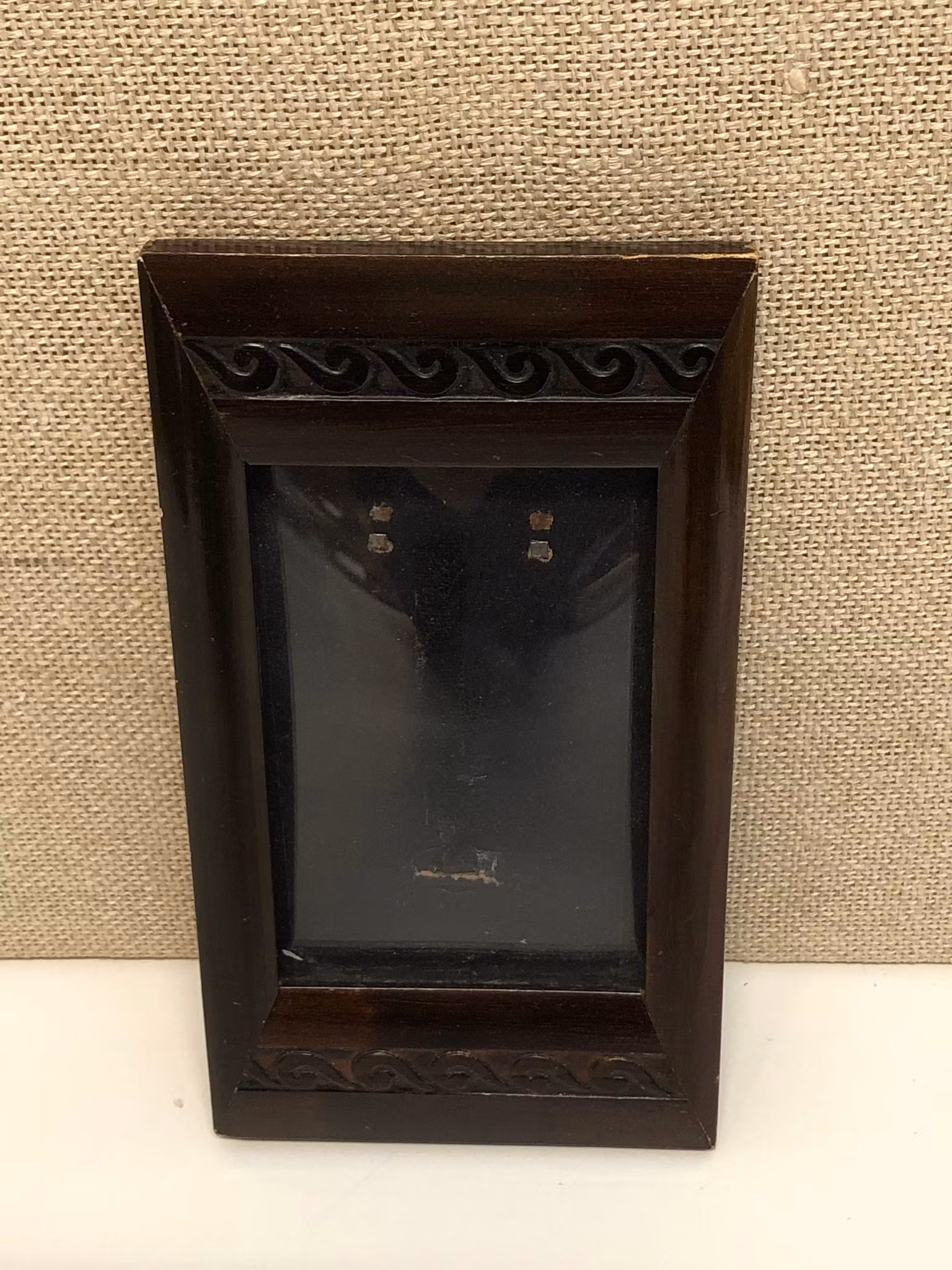 FOTOGRAFIRAM, trä/glas, 1900-talets början.