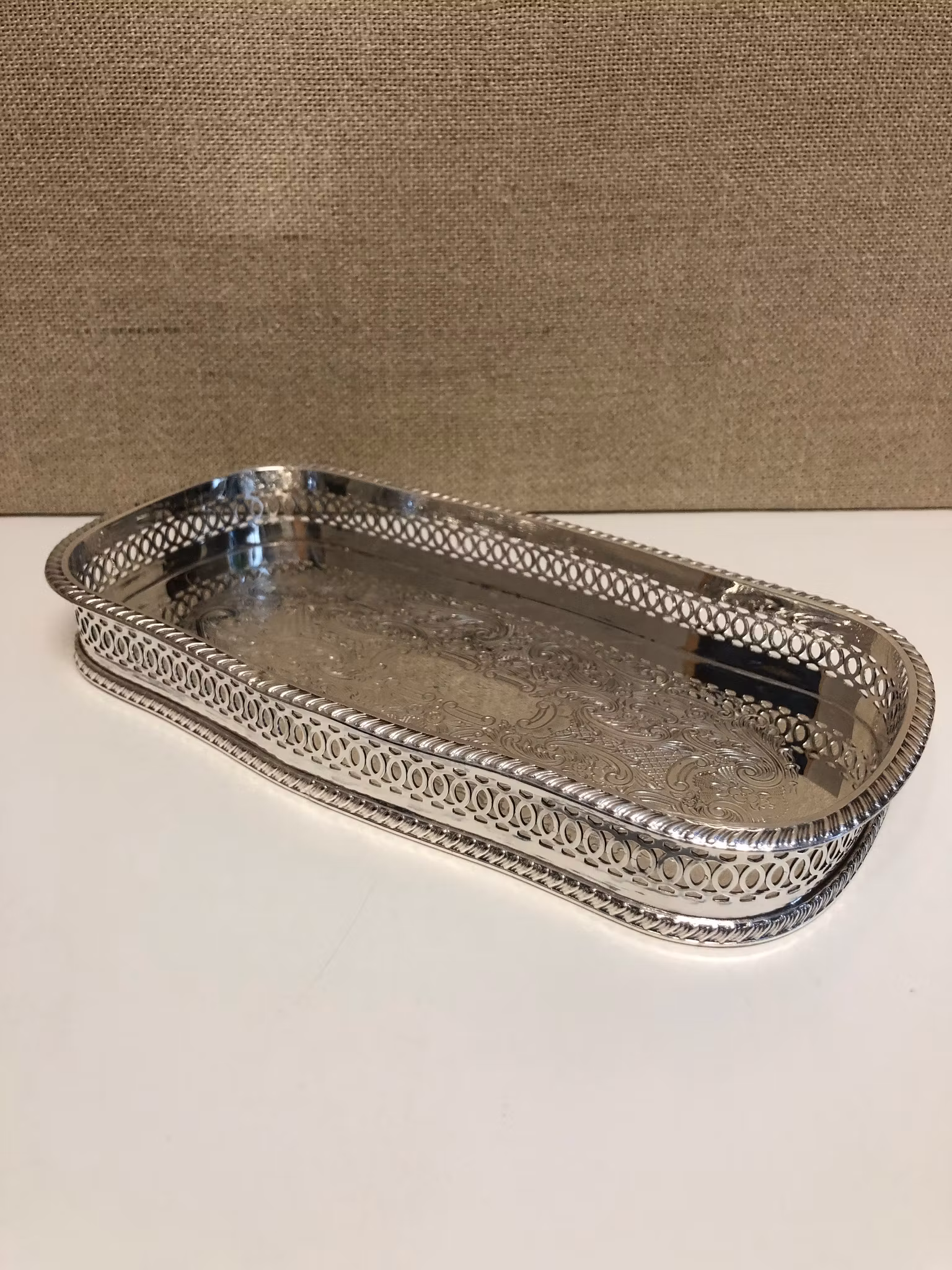 BRICKA, silerplate, Markströms, England.