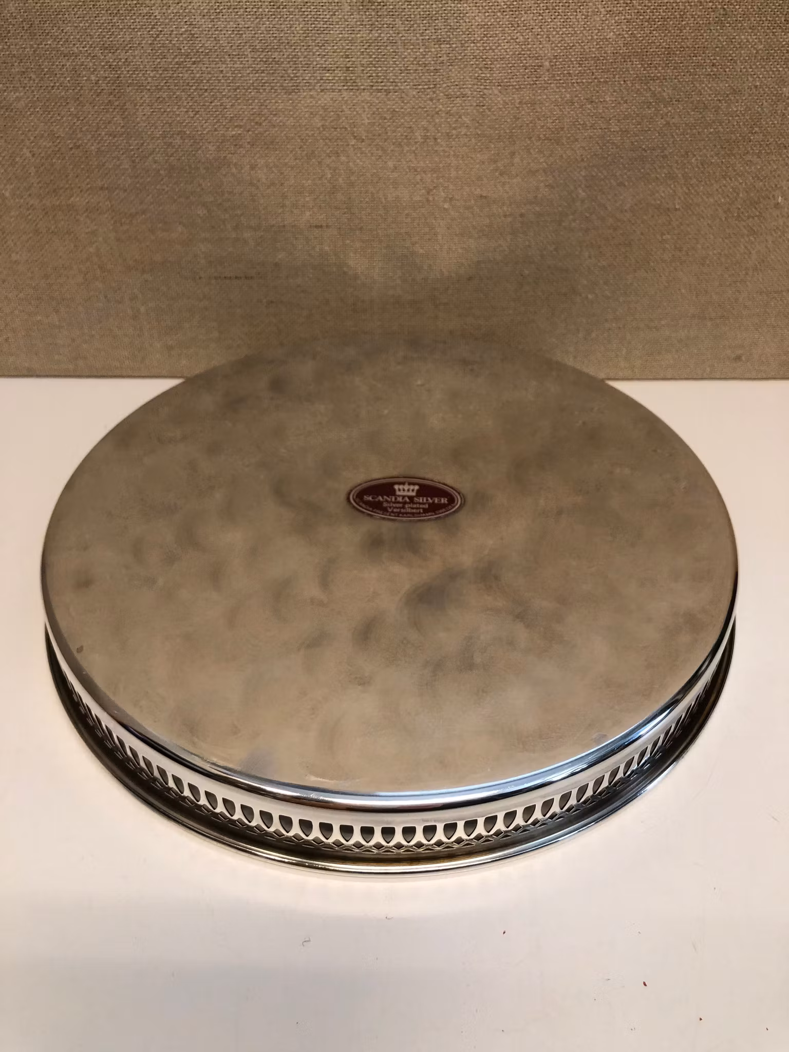 BRICKA, silver plated, Scandia Present, Karlshamn, Sweden.