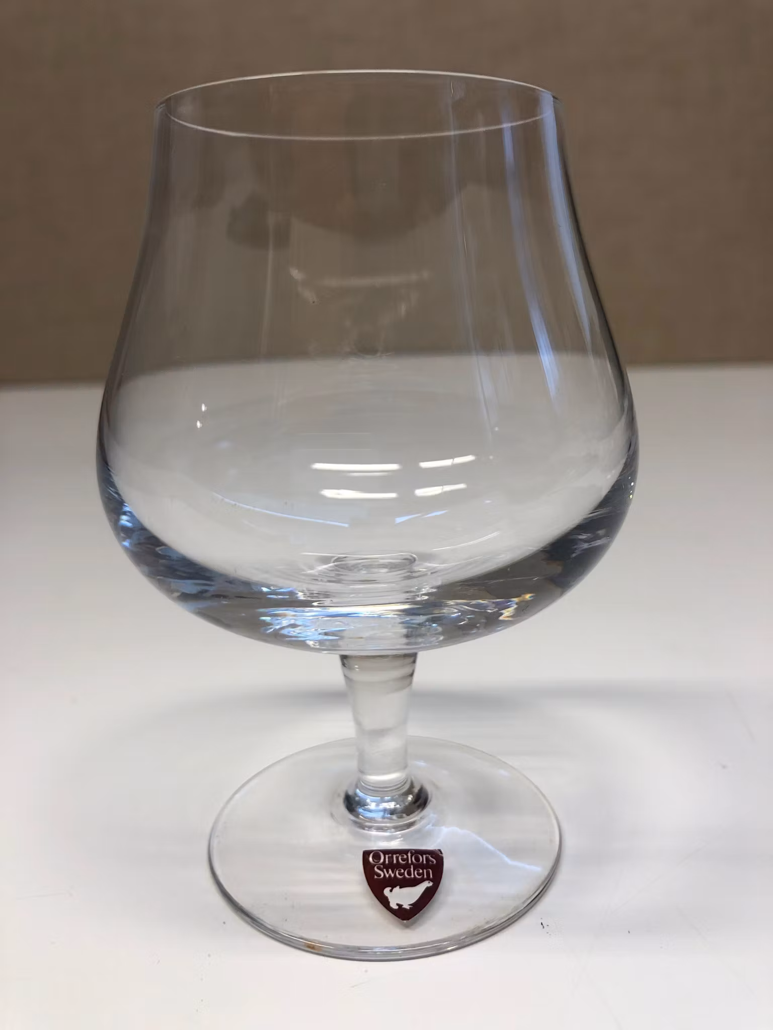 COGNACSKUPA, glas, Orrefors.