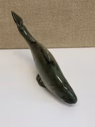 SVEN WEJSFELT. Figurin, stengods, "Lax", Gustavsberg.