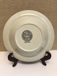 STIG LINDBERG. Djupttallrik, stengods, "Birka", Gustavsberg.