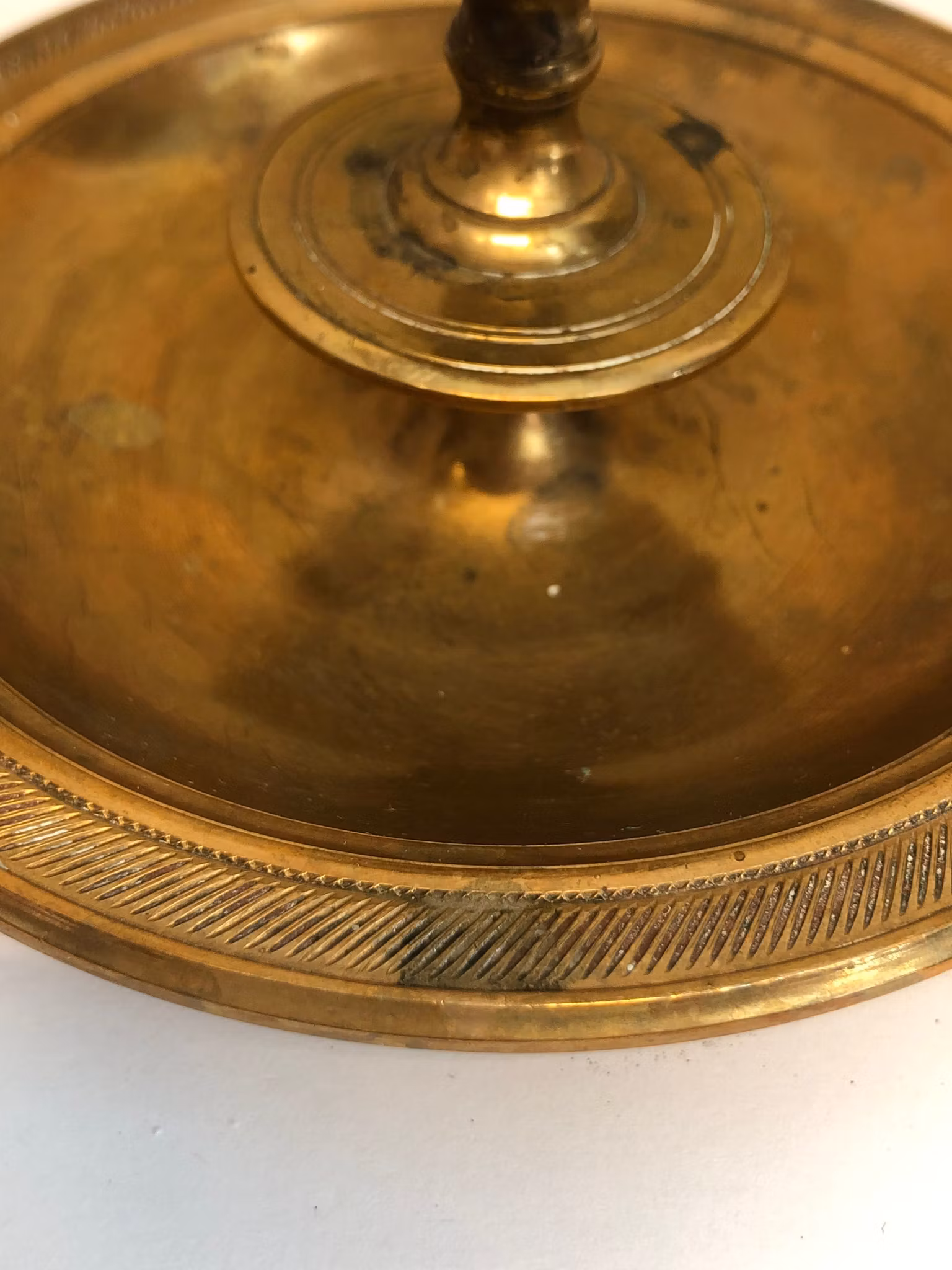 LJUSSTAKAR, ett par, mässing, C Keijser, Westerås, 18/1900-tal.