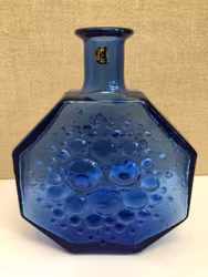 NANNY STILL. Bottle, glass, "Stella Polaris", Riihimäen Lasi, Finland.