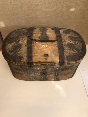 FORSKIRIN/FÄRDSKRIN, pine/forging, 18th/19th century.
