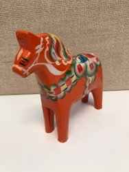 DALAHÄST, trä, 1900-talets andra hälft.