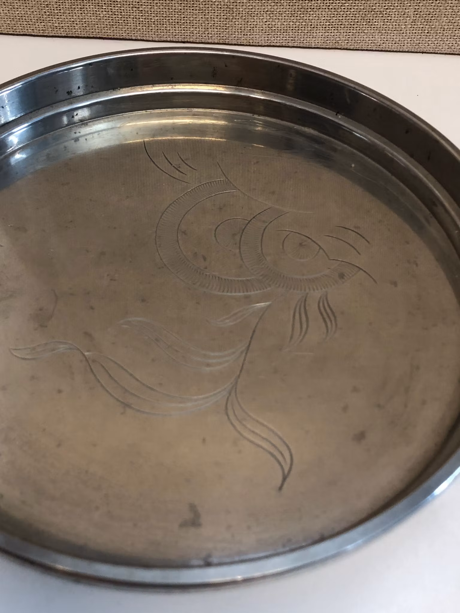 BRICKA, tenn, K.E. & Co. Svensk tenn, 1934.