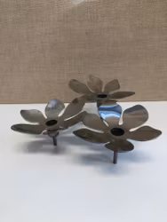 MONIKA MULDER. Ljusstake, rostfritt stål, Stockholms serien, Ikea, 19/2000-tal.