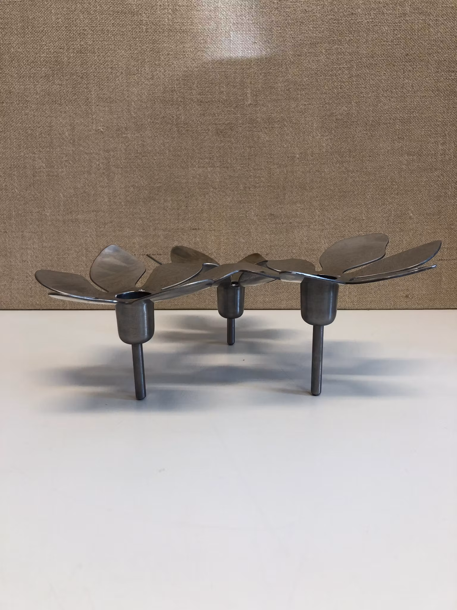 MONIKA MULDER. Ljusstake, rostfritt stål, Stockholms serien, Ikea, 19/2000-tal.