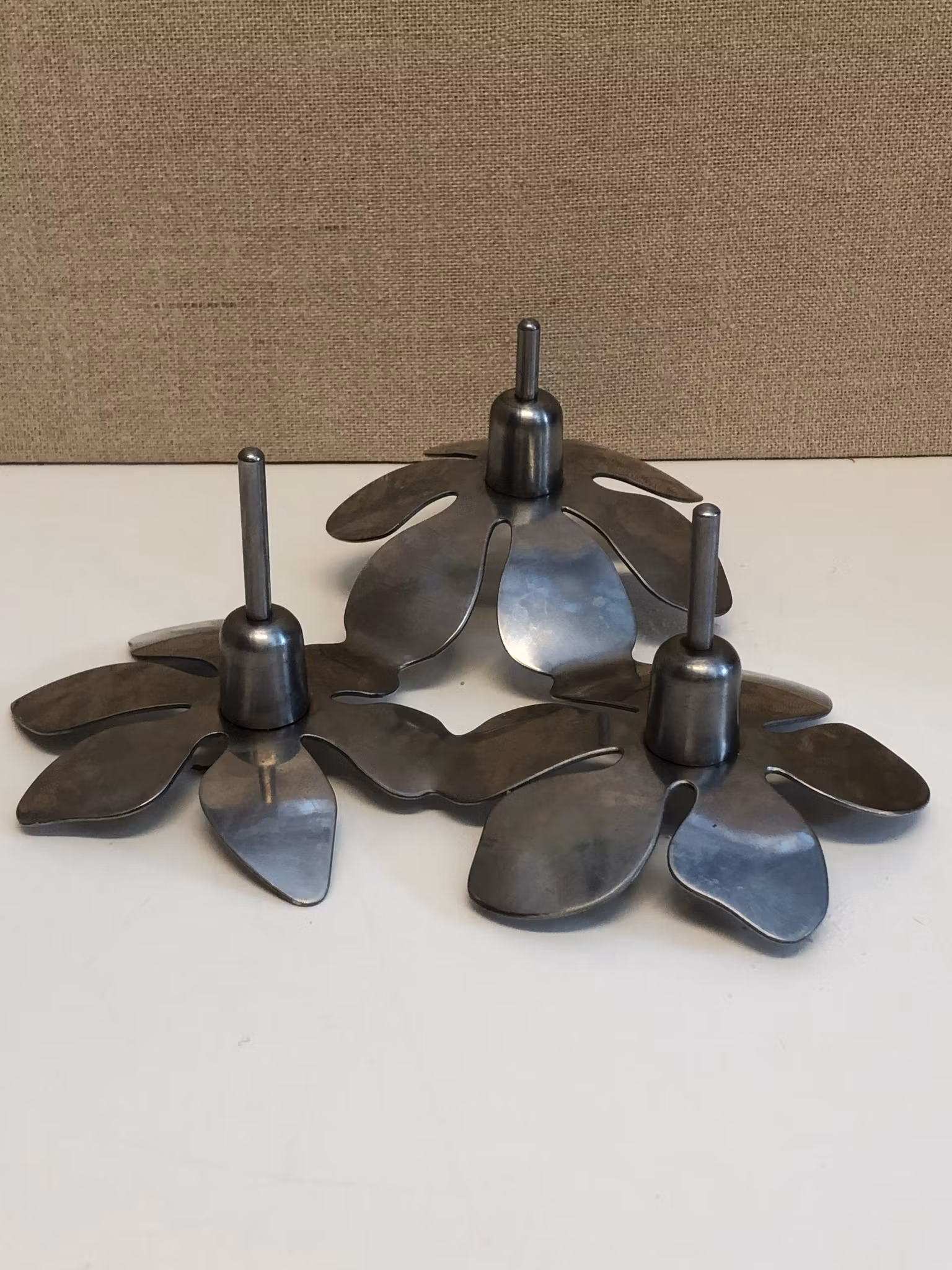 MONIKA MULDER. Ljusstake, rostfritt stål, Stockholms serien, Ikea, 19/2000-tal.