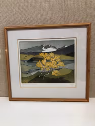 EJE ÅSBRINK. Akvatintetsning, "Sarektopparna", signerad och numrerad 42/50.