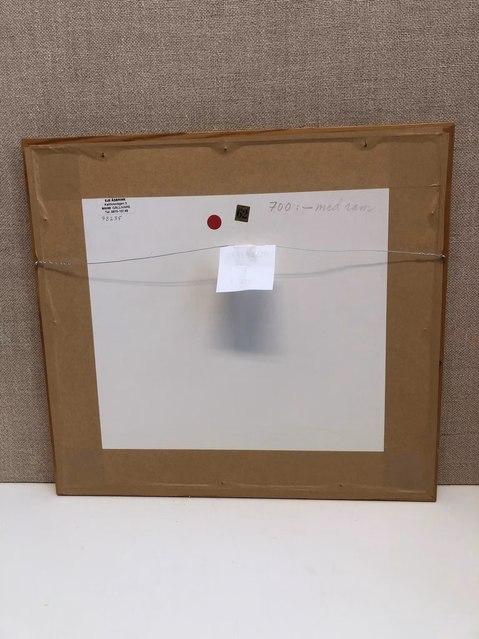 EJE ÅSBRINK. Akvatintetsning, "Sarektopparna", signerad och numrerad 42/50.