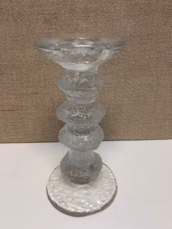 TIMO SARPANEVA. Ljusstake, glas, "Festivo", Iittala.
