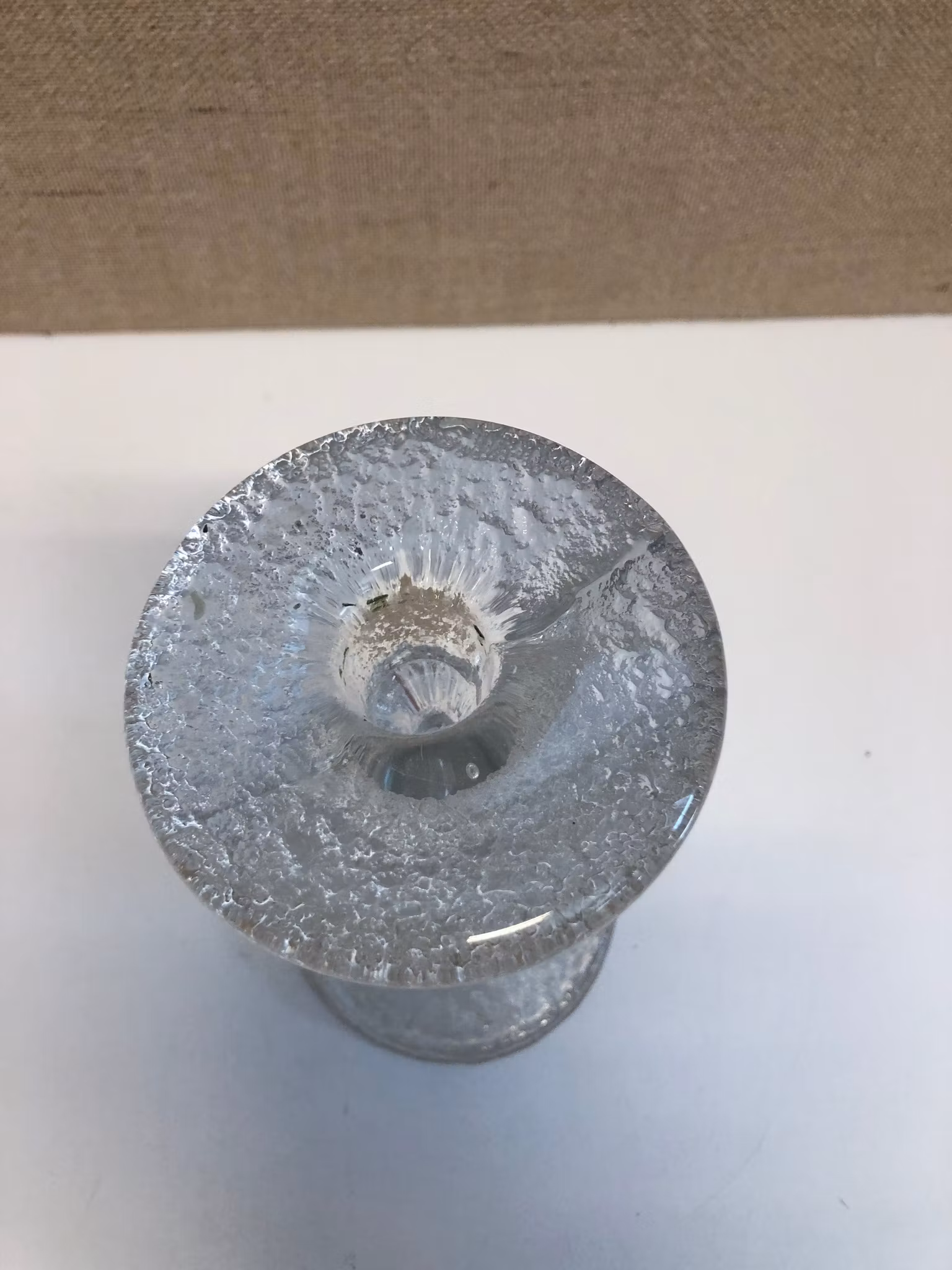 TIMO SARPANEVA. Ljusstake, glas, "Festivo", Iittala.