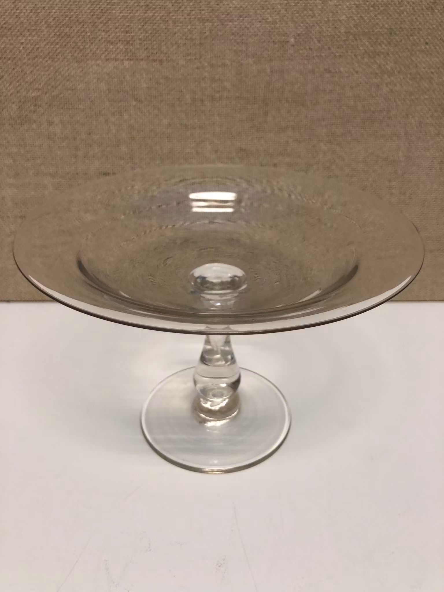 SKÅL, glas, handblåst, 1900-talets början.