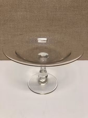 BOWL, glass, hand-blown, early 20th century.