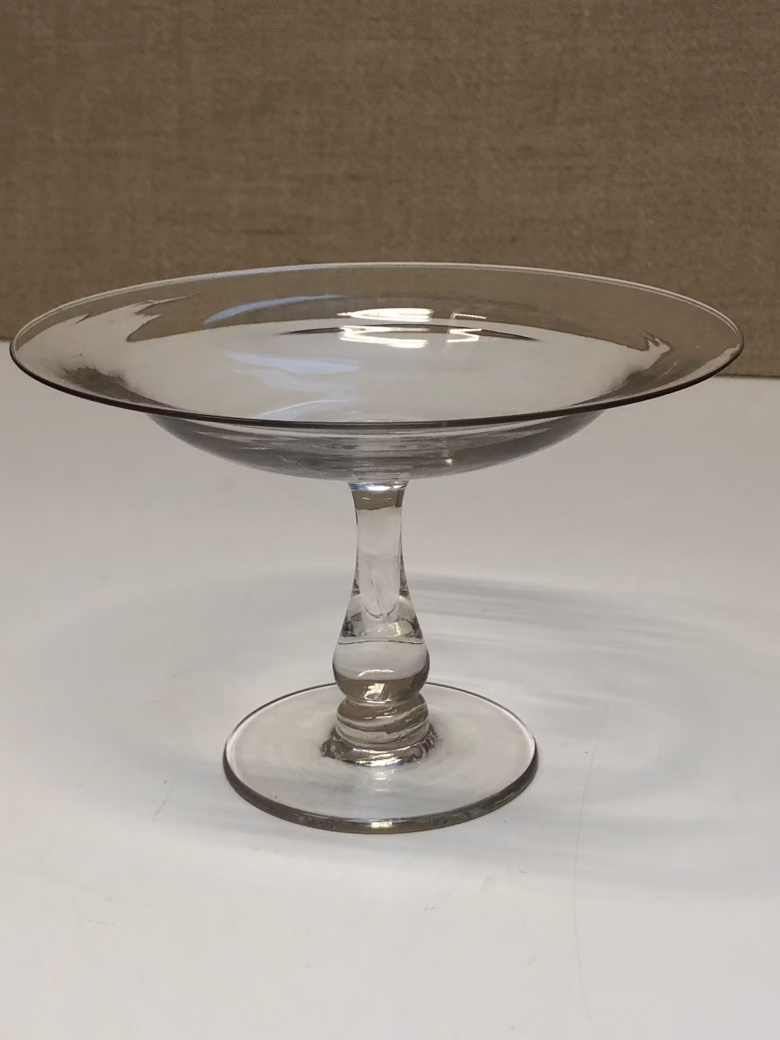SKÅL, glas, handblåst, 1900-talets början.