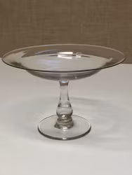 SKÅL, glas, handblåst, 1900-talets början.