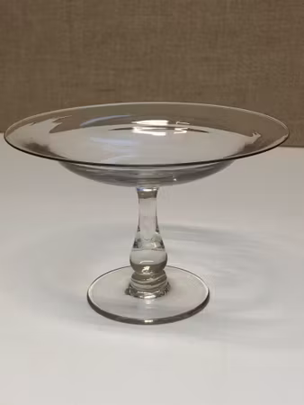 BOWL, glass, hand-blown, early 20th century.