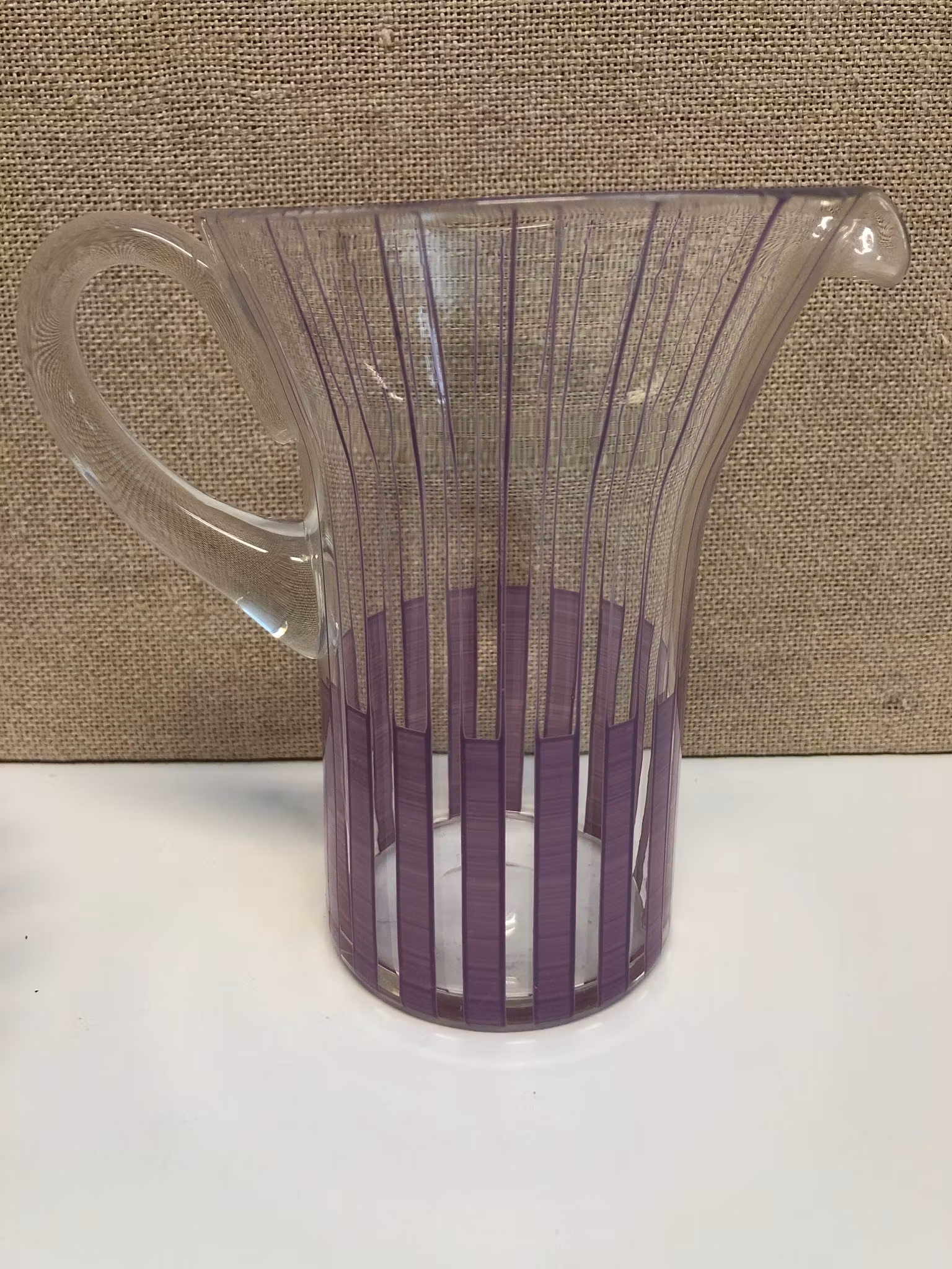 BENGT ORUP. Tillbringare och skål, glas, "Strikt", Johannesfors, 1950-tal.
